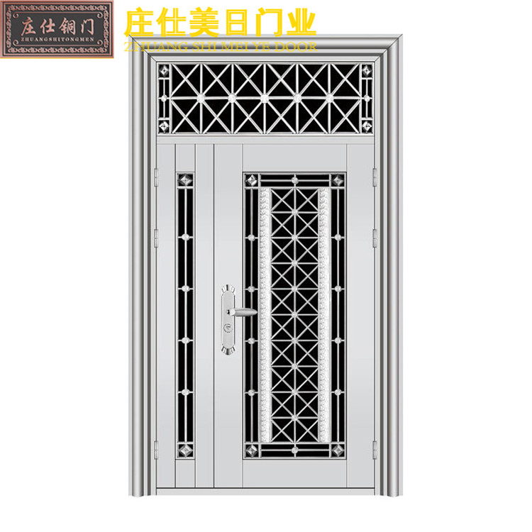惠城不锈钢入户门工厂直销_红古铜拉丝不锈钢入户门