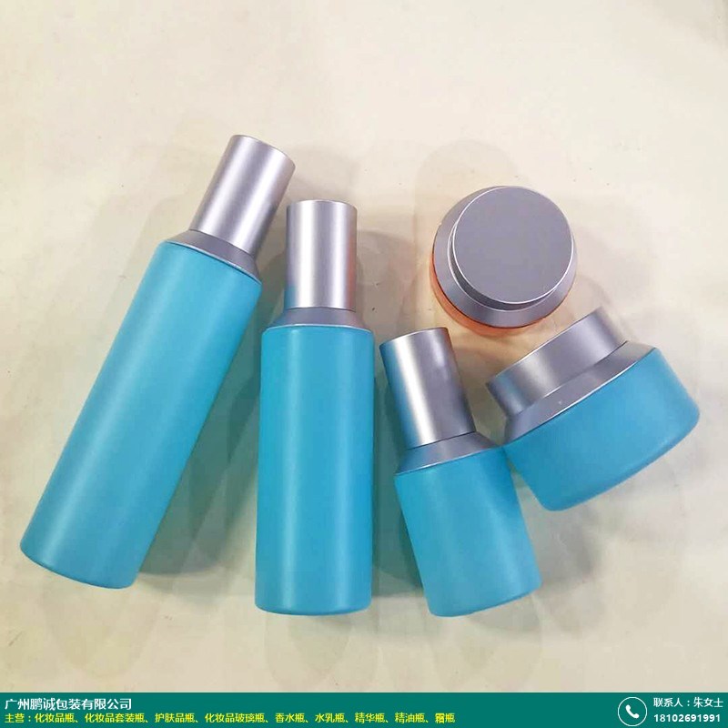 青岛创意化妆品玻璃瓶_鹏诚包材_营养液_多面_女士_亚克力_眼霜