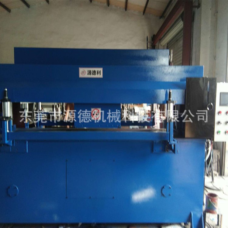 Hydraulic precision four column cutting machine for smooth and burr free cutting, simple CNC operation, long service life