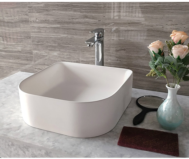 Artificial stone integrated forming washbasin engineering, building materials, home furnishings, kitchens and bathrooms, customized sizes and colors according to needs