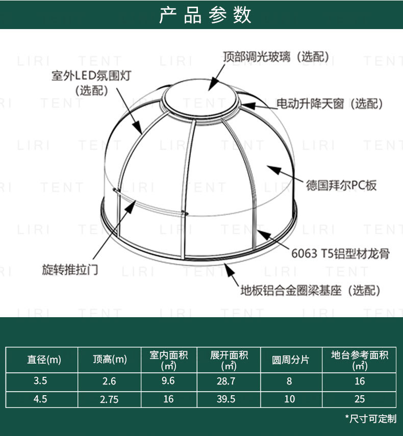 Manufacturer provides PC transparent starry sky room, internet celebrity bubble house, outdoor luxury wedding and wedding venue, live streaming room, tent