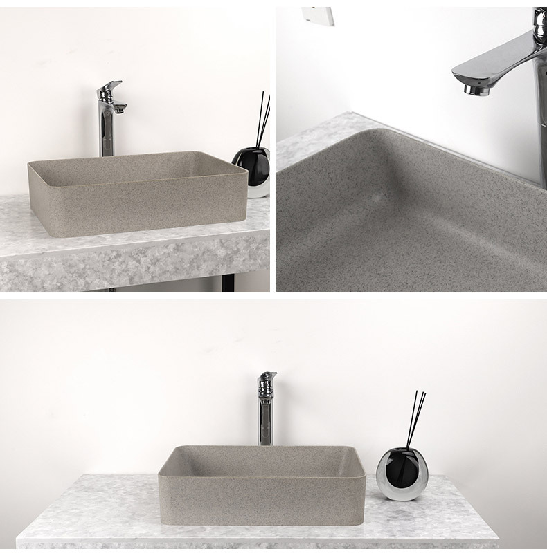 Yuxi artificial stone wash basin has a high surface brightness and can be used in various indoor and outdoor specifications