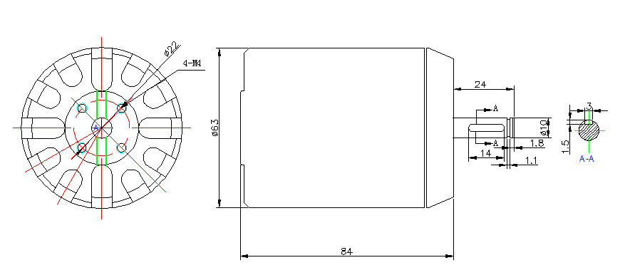 MP6384 190KV 4000W sliding plate electric Radio-controlled car motor induction brushless DC motor