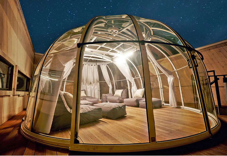 Manufacturer provides PC transparent starry sky room, internet celebrity bubble house, outdoor luxury wedding and wedding venue, live streaming room, tent