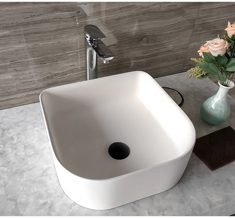 Artificial stone integrated forming washbasin engineering, building materials, home furnishings, kitchens and bathrooms, customized sizes and colors according to needs