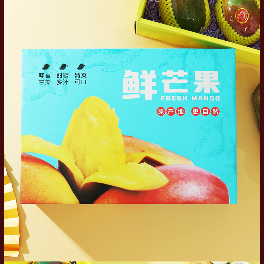 Mango snow pear Yali Kiwi Gift Box Fruit Gift Box Spot Packing Box Paper Box Express Carton