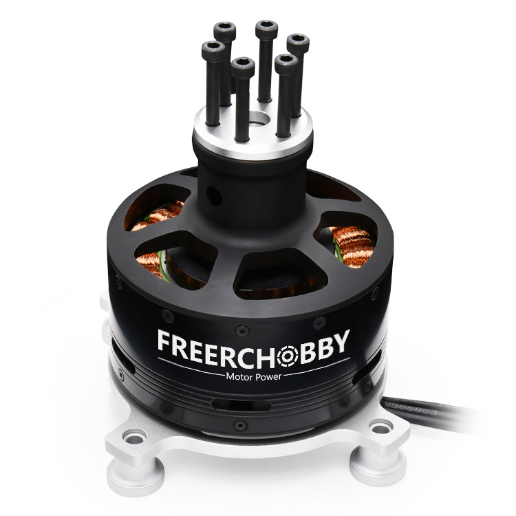 6 kW 24 kg pulling force 10850 DC brushless motor for multi rotor powered parachute aircraft, ships and vehicles