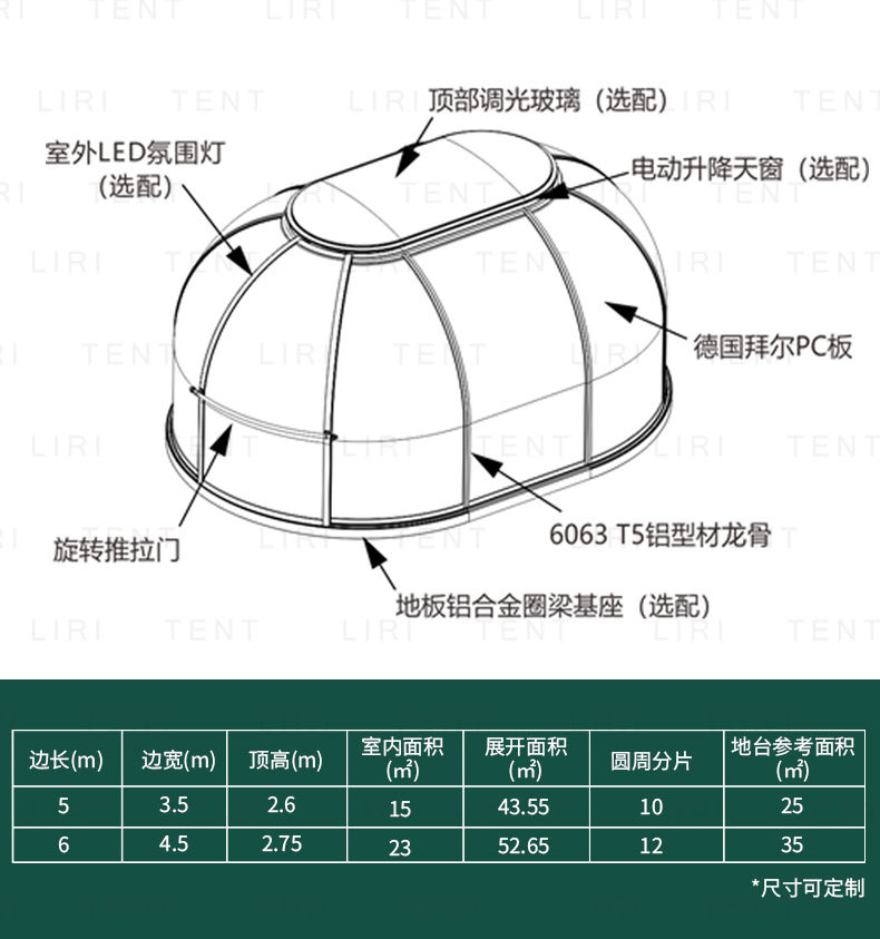 Manufacturer provides PC transparent starry sky room, internet celebrity bubble house, outdoor luxury wedding and wedding venue, live streaming room, tent