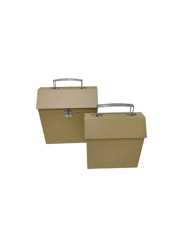 Kraft paper portable box supply type can be customized with flip style small box