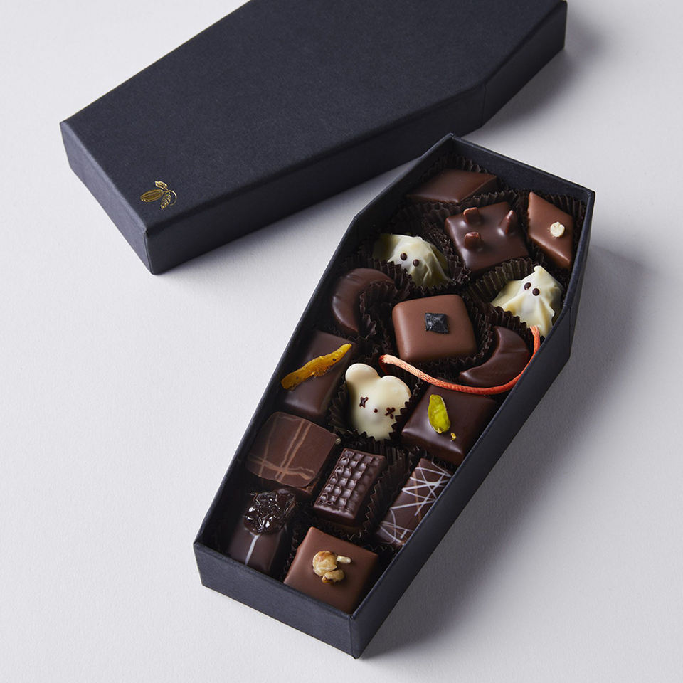 Cookie Chocolate Box Specification Customization Usage Range for Black Chocolate Packaging