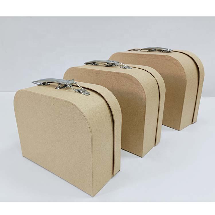 Kraft paper tote box, kraft color gift packaging, irregular styles can be customized and matched