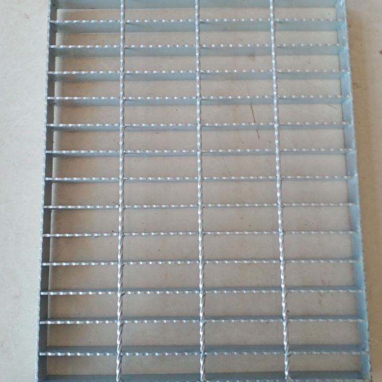 Anti slip steel grating, step toothed steel grating, color hot-dip galvanized material, carbon steel, complete specifications