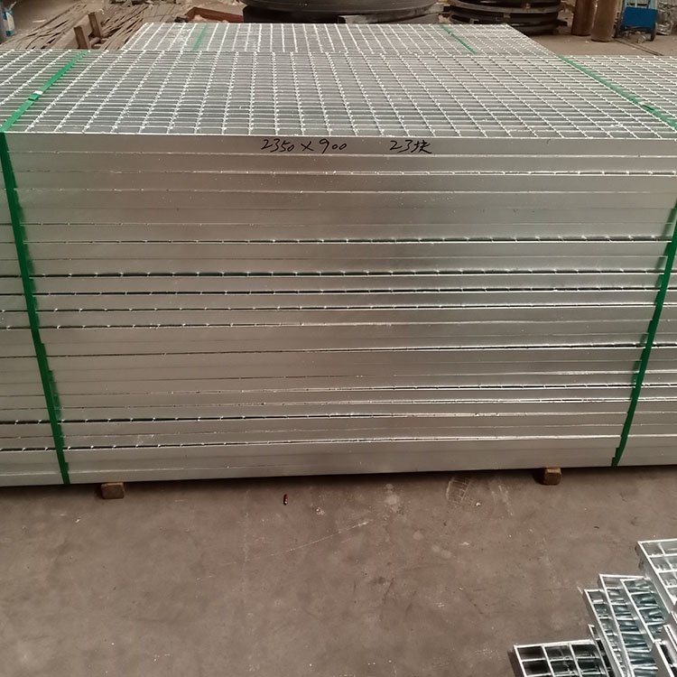 Hot dip galvanized steel grating plate platform load 2000, compressive strength 2000 MPa, hole spacing 30mm