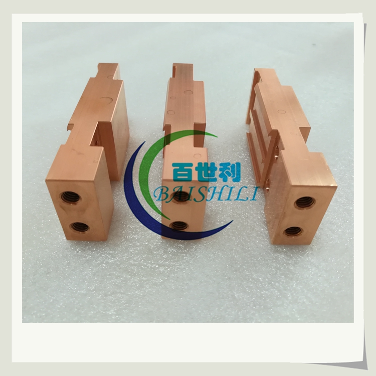 Baishili copper grounding and lightning protection copper busbar copper busbar copper busbar copper busbar for electrical equipment